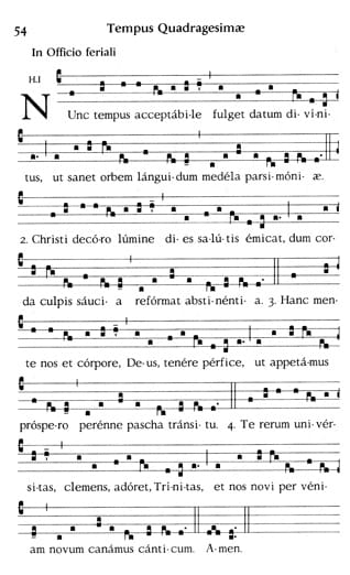 A Hymn for Lent – Nunc tempus acceptabile