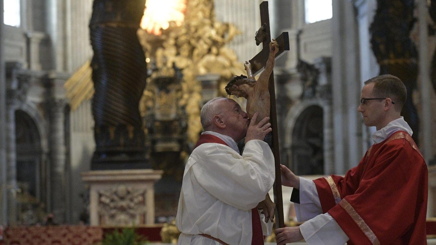 Should a Cross or Crucifix be used for veneration on Good Friday?