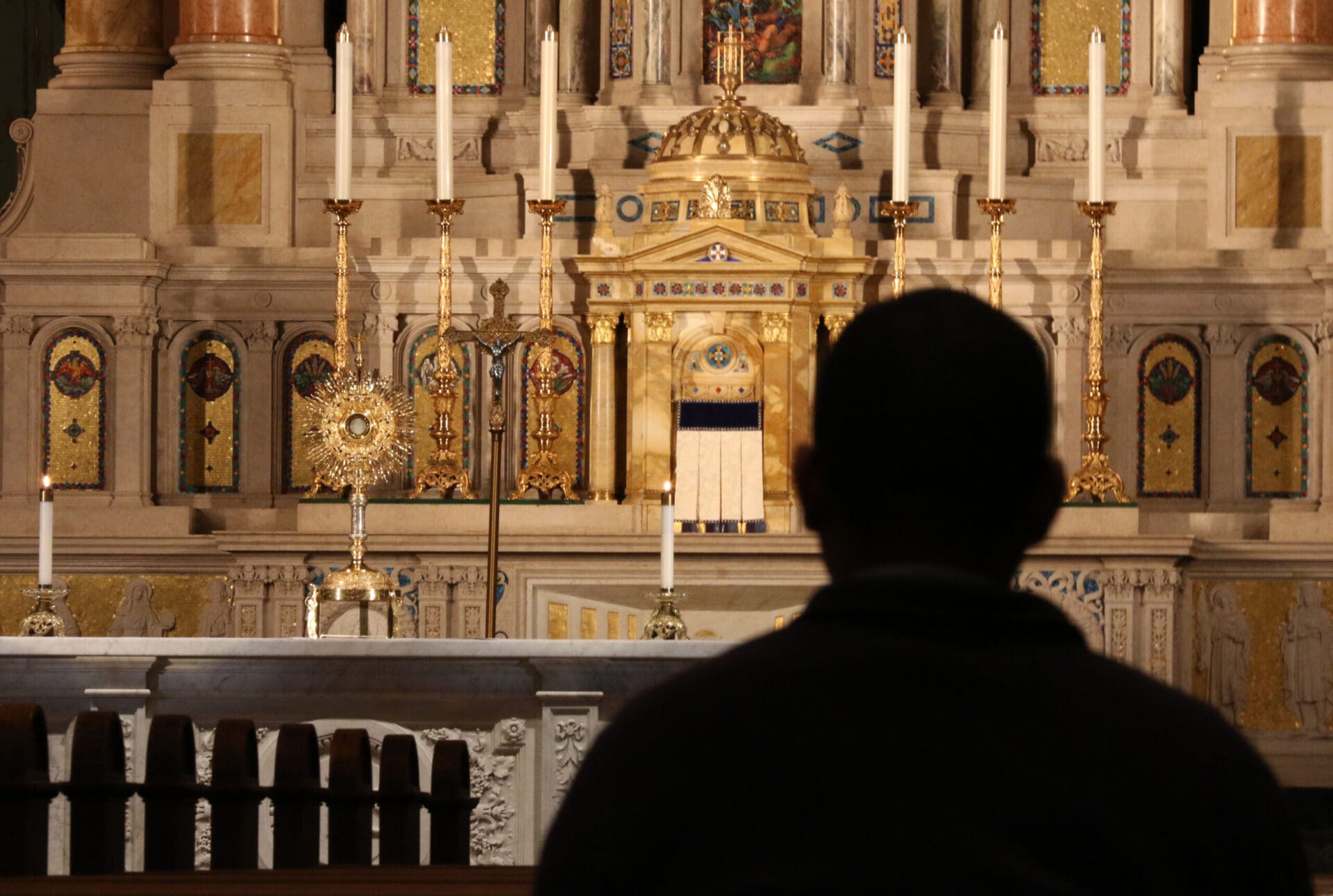 Q: Can you describe the different aspects of Eucharistic Adoration?