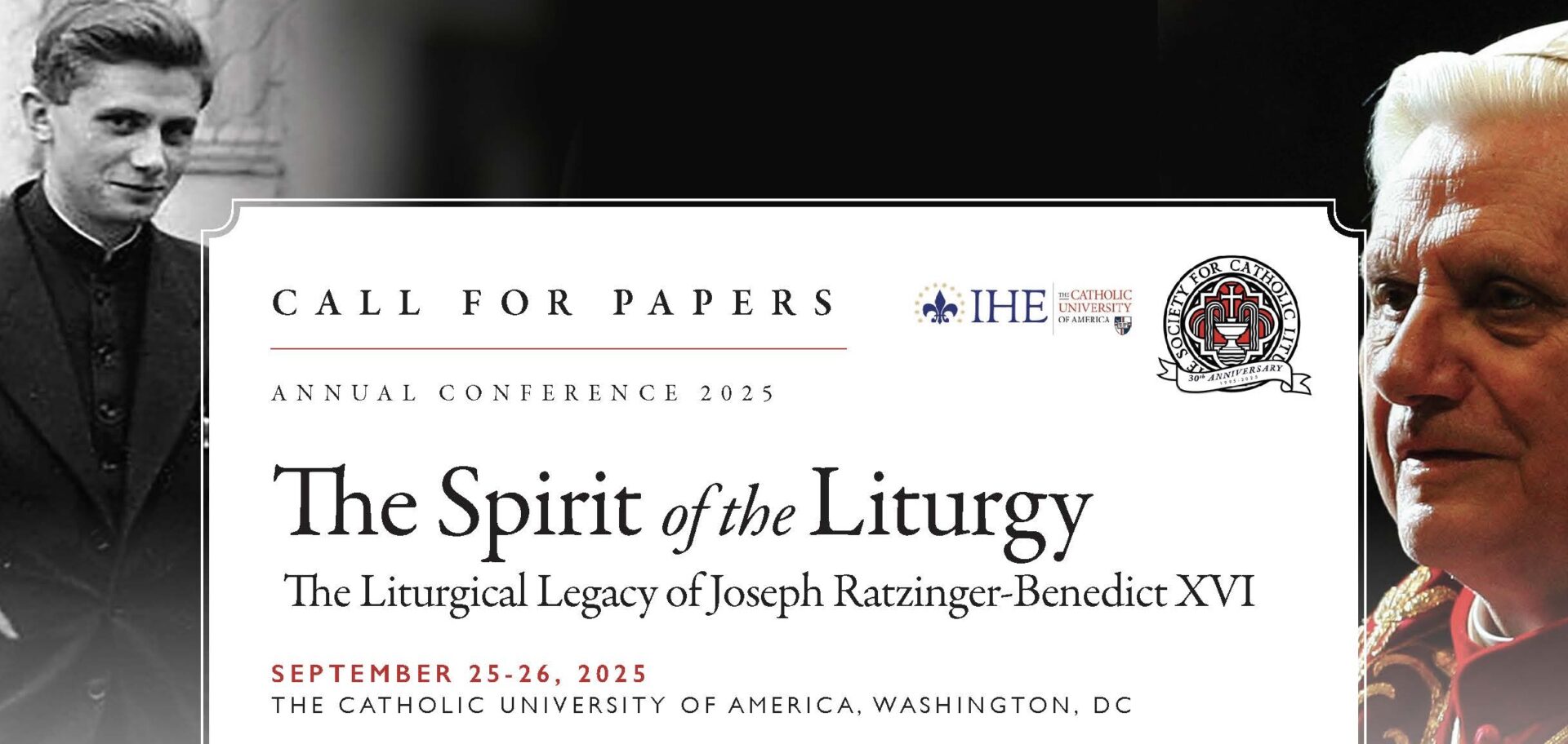 Call for Papers—Conference on Ratzinger’s <i>The Spirit of the Liturgy</i>