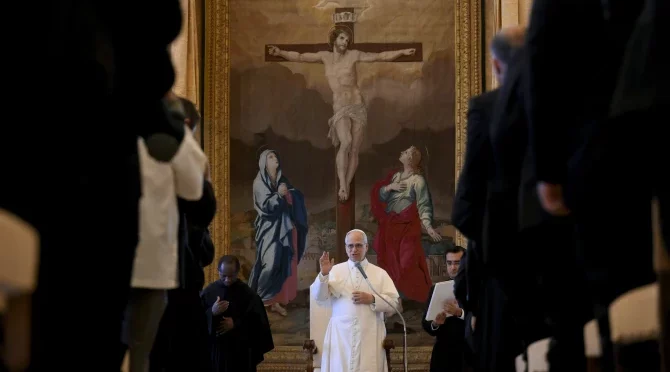 Pope Leo asks for liturgy that is ‘sober in its solemnity’ while respecting popular piety