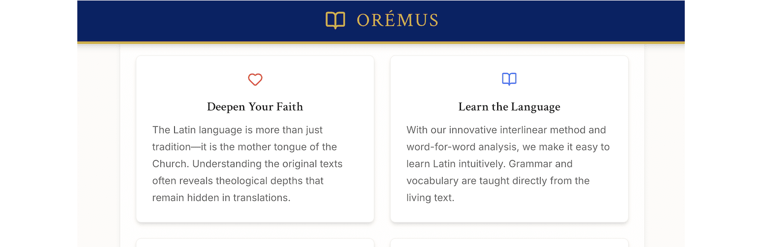 <i>Oremus:</i> Formation in Latin for a Living Posture of Prayer